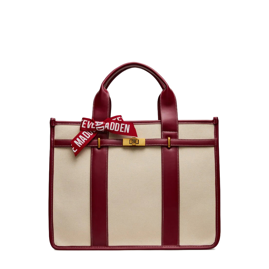 BWEBBER-LRG CANVAS NATURAL/CRANBERRY - view 2