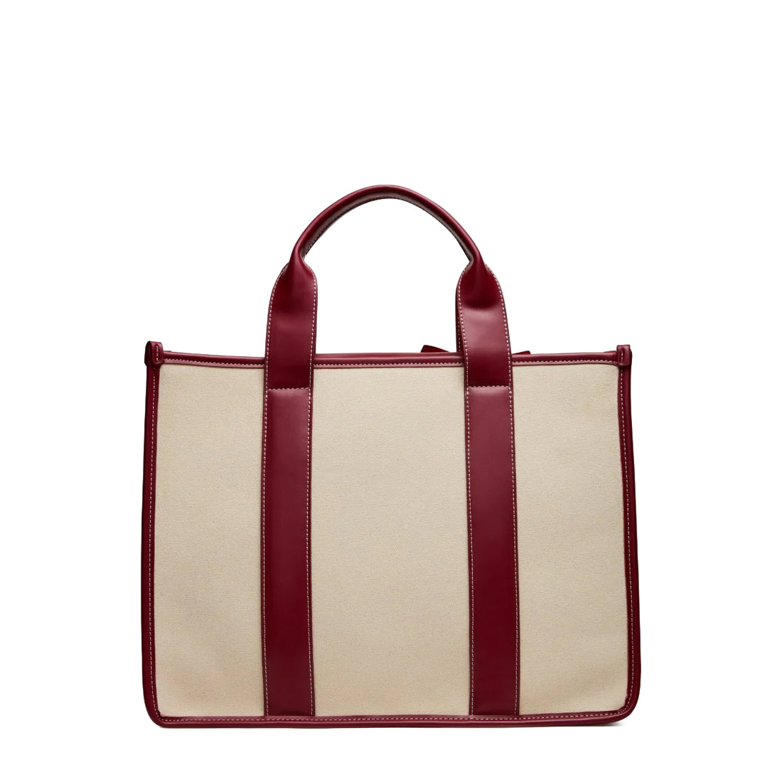 BWEBBER-LRG CANVAS NATURAL/CRANBERRY – Steve Madden South Africa