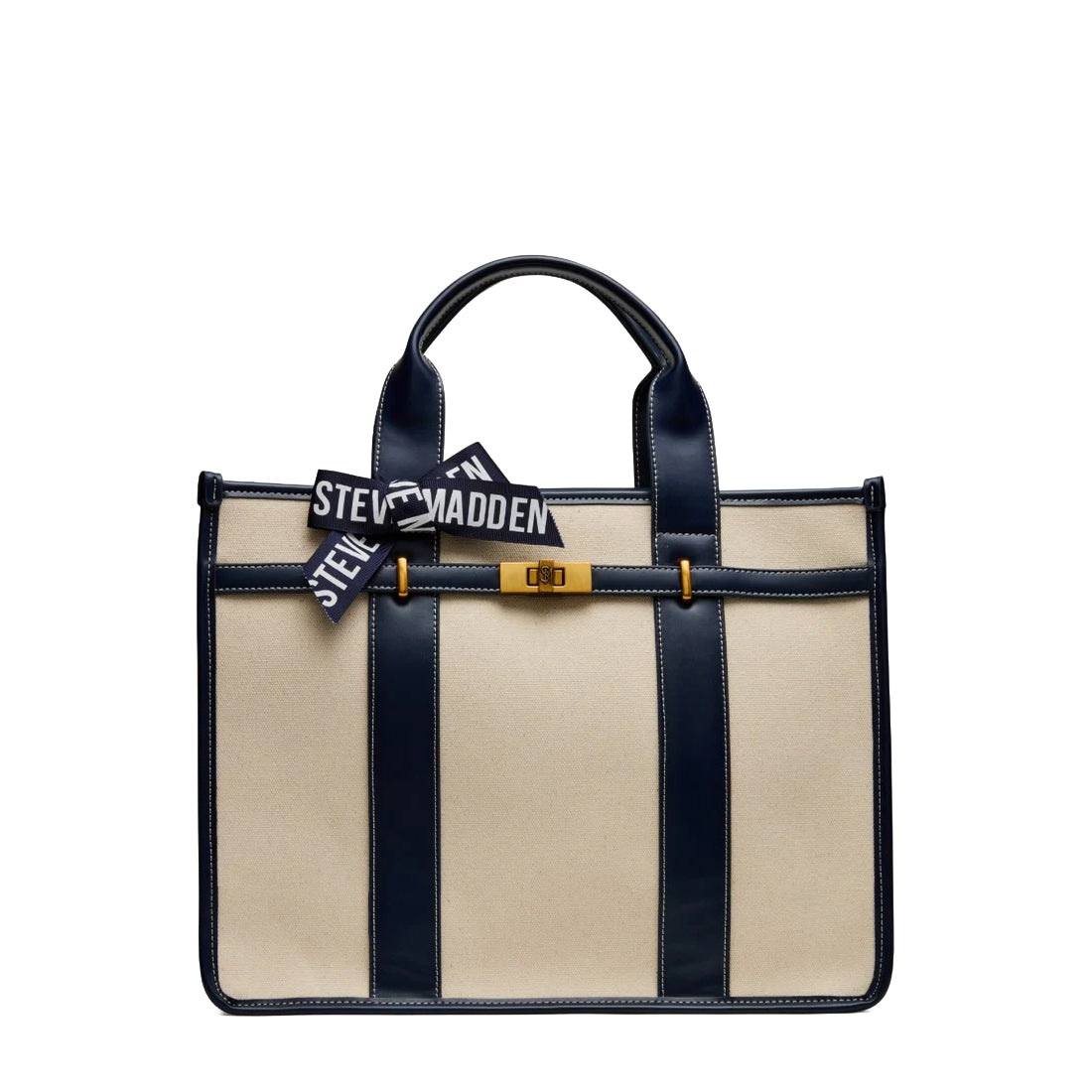 BWEBBER-LRG CANVAS NATURAL/NAVY - view 2