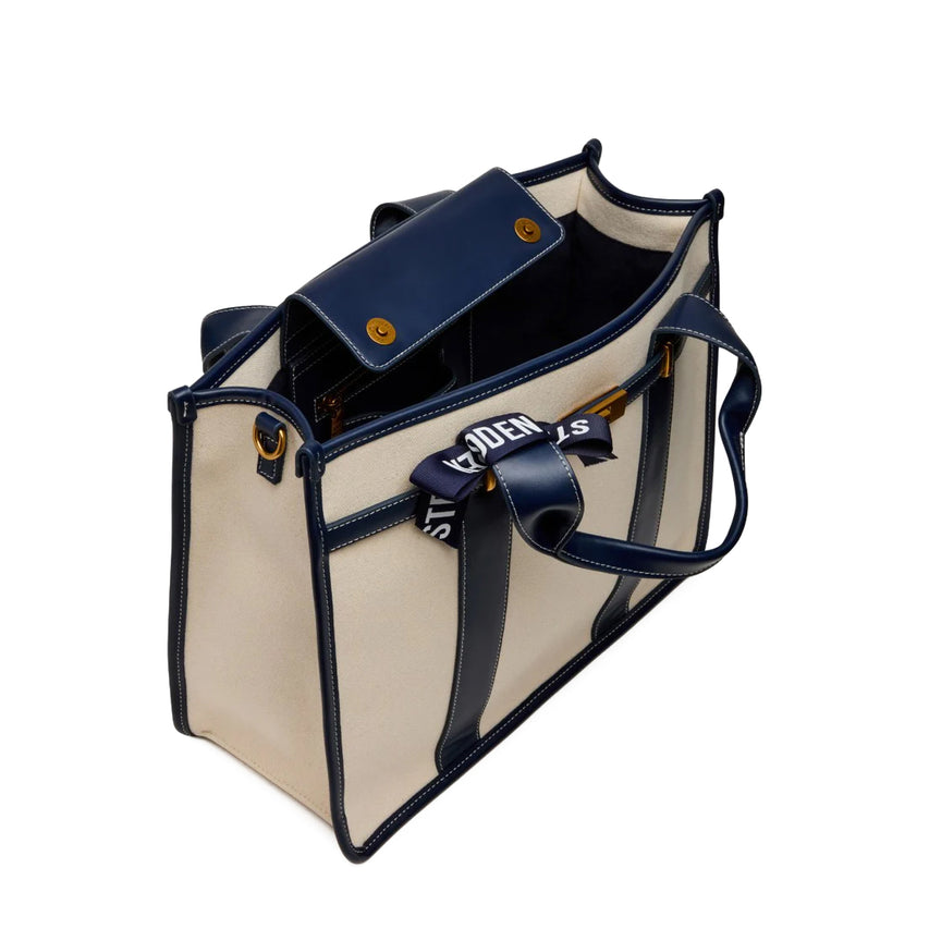 BWEBBER-LRG CANVAS NATURAL/NAVY - view 4