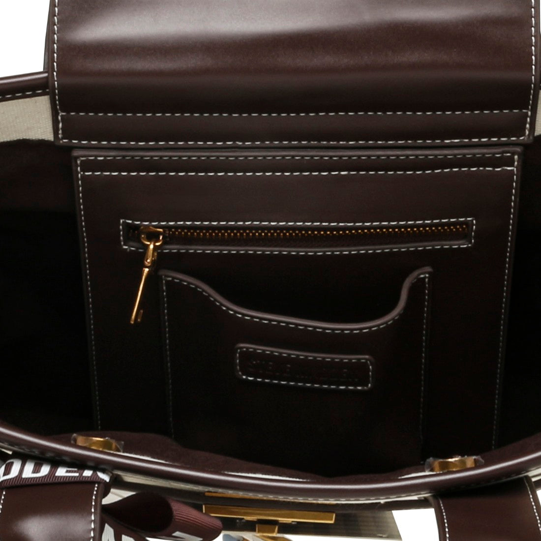 BWEBBER-LRG CANVAS NATURAL/CHOCOLATE - view 4