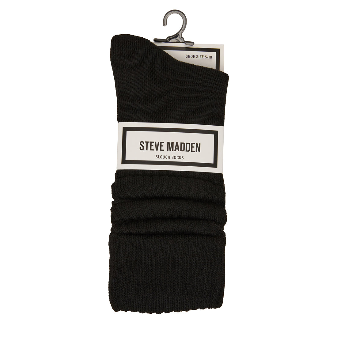 2 PACK RIB SLOUCH SOCK BLACK WHITE - view 8