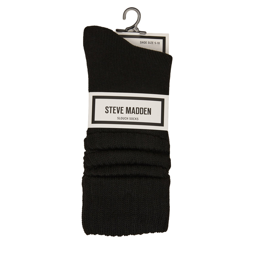 2 PACK RIB SLOUCH SOCK BLACK WHITE - view 8
