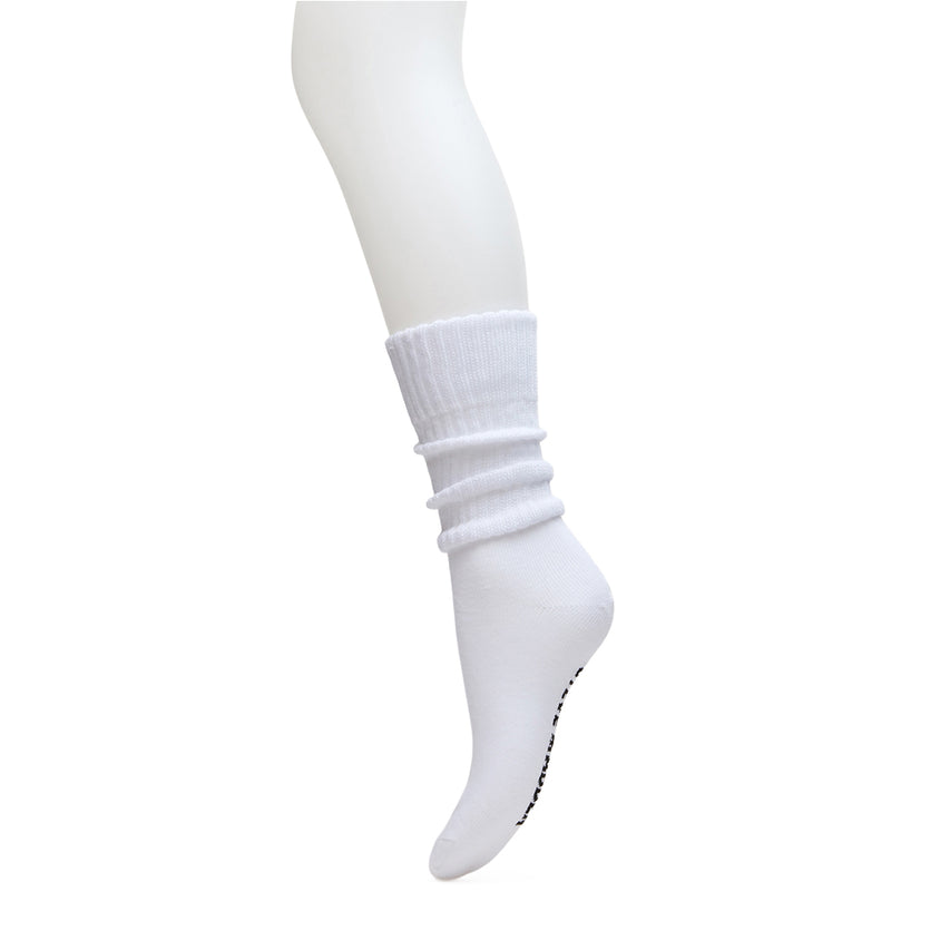 2 PACK RIB SLOUCH SOCK BLACK WHITE - view 6