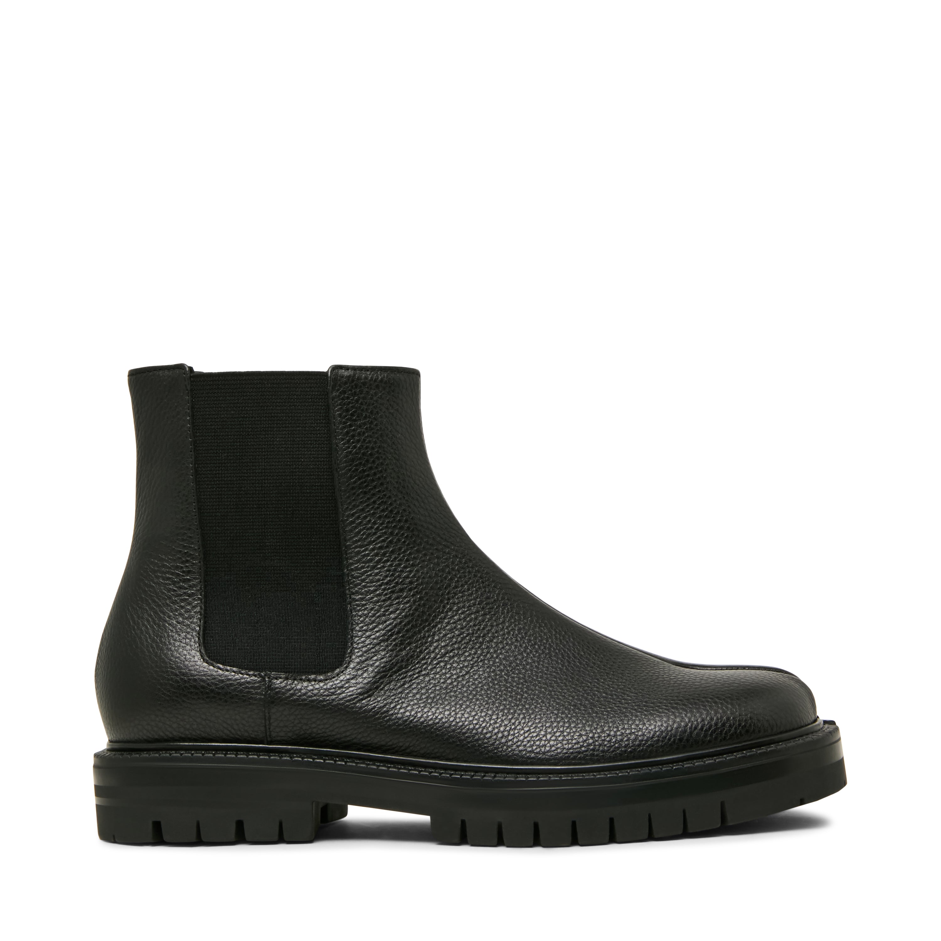 FUTAMATA BLACK PEBBLE GRAIN LEATHER - view 2