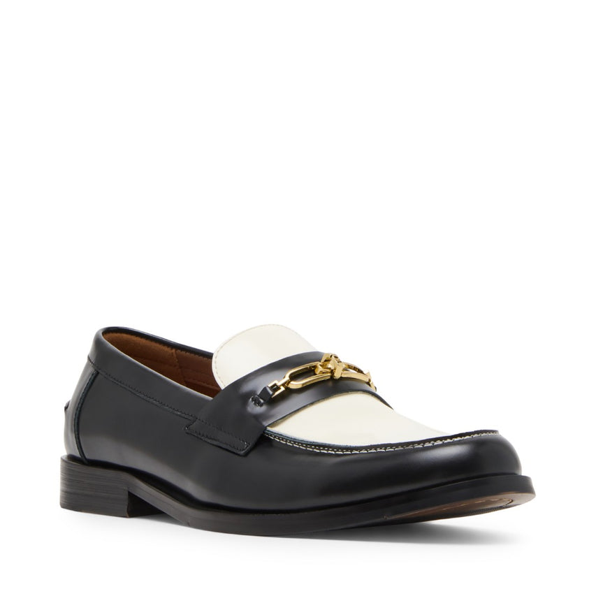 NORTON-O BLACK/WHITE LEATHER - view 2