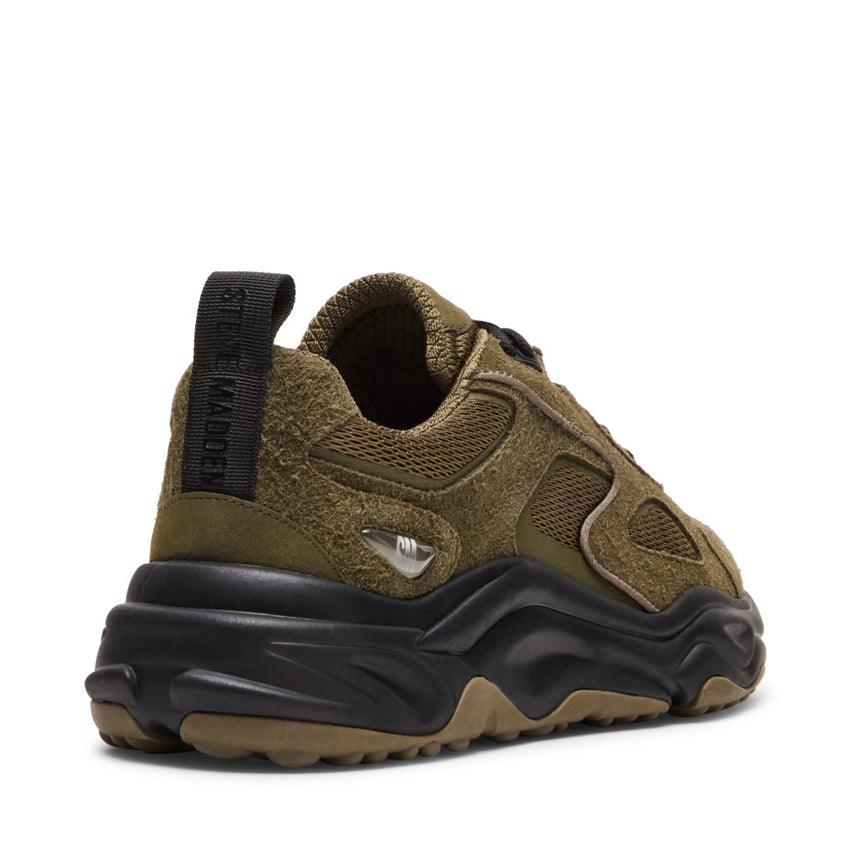 SERPENT-H OLIVE SUEDE