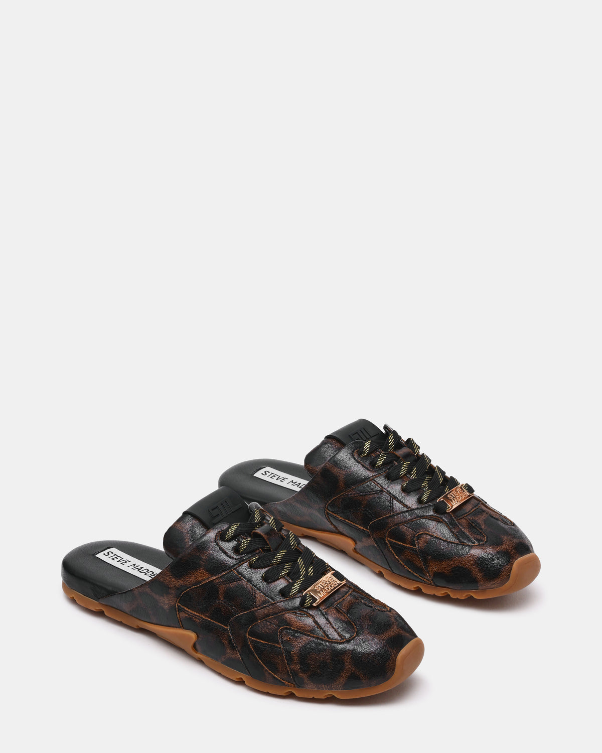 ASIEL-MULE BLACK/BROWN LEOPARD - view 2