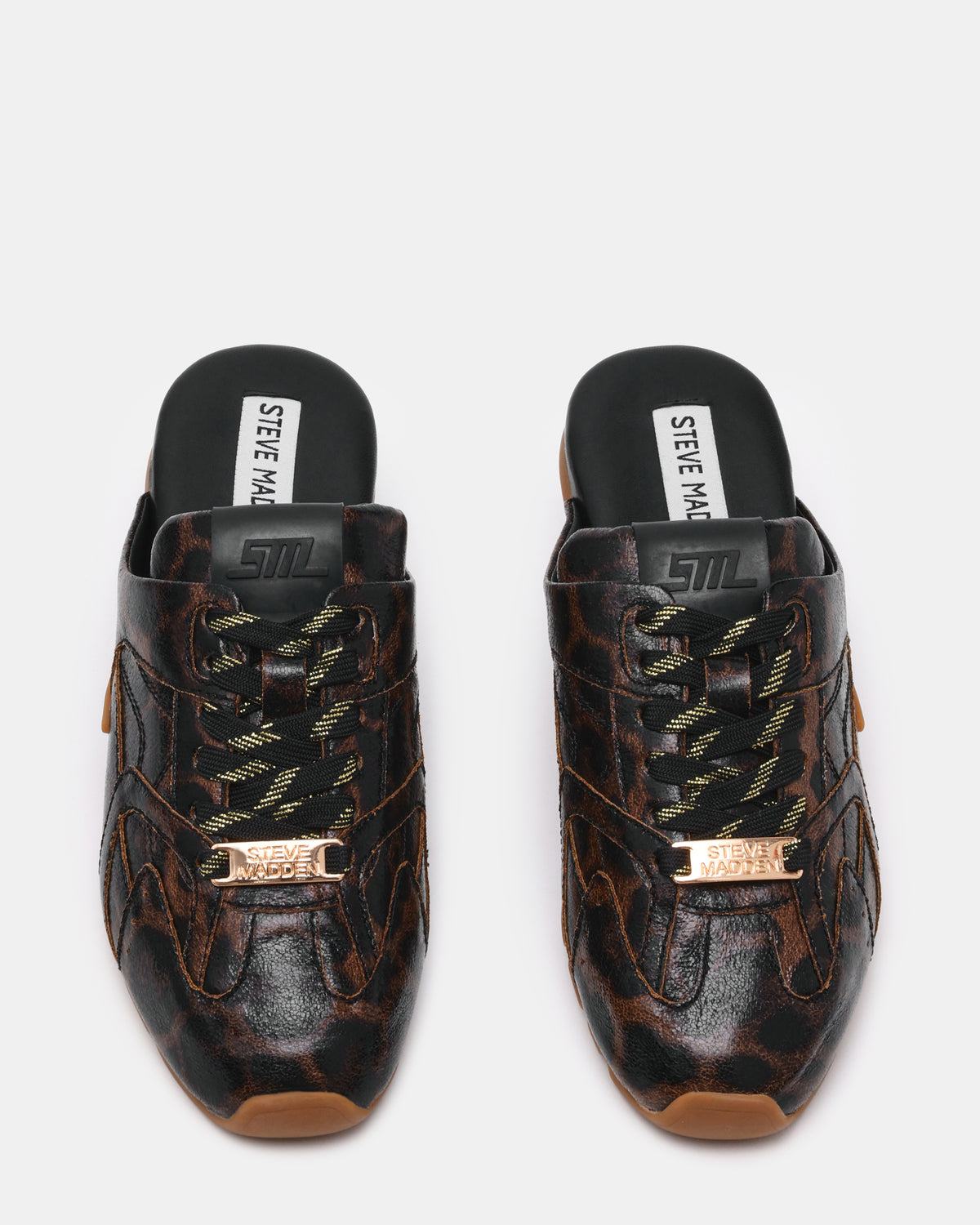 ASIEL-MULE BLACK/BROWN LEOPARD - view 3