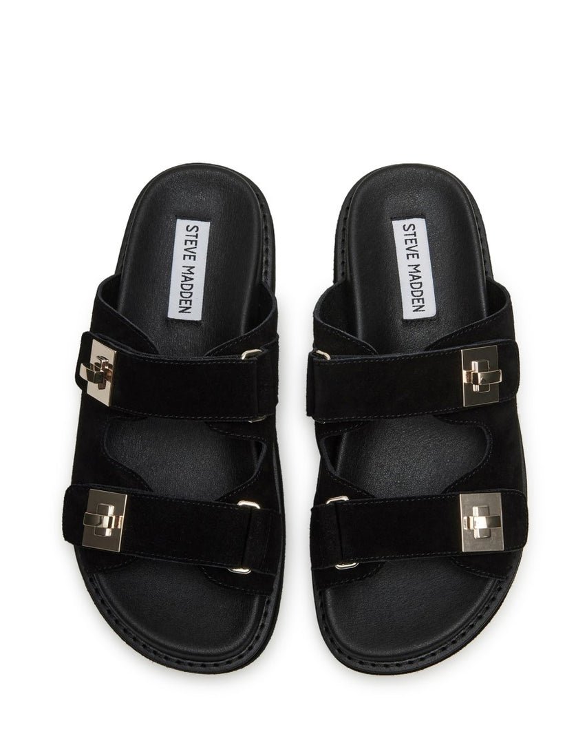 BIGSCHMONA BLACK BLACK SUEDE