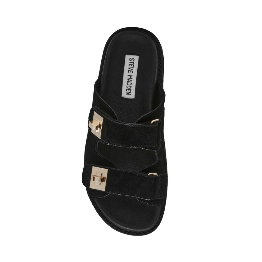 BIGSCHMONA BLACK BLACK SUEDE