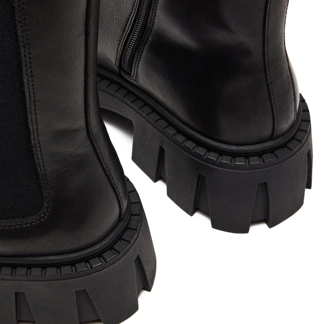 CHARGES BLACK LEATHER - view 5