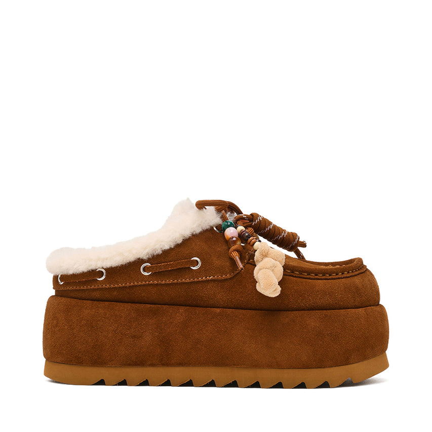 CUDDLY CHESTNUT SUEDE