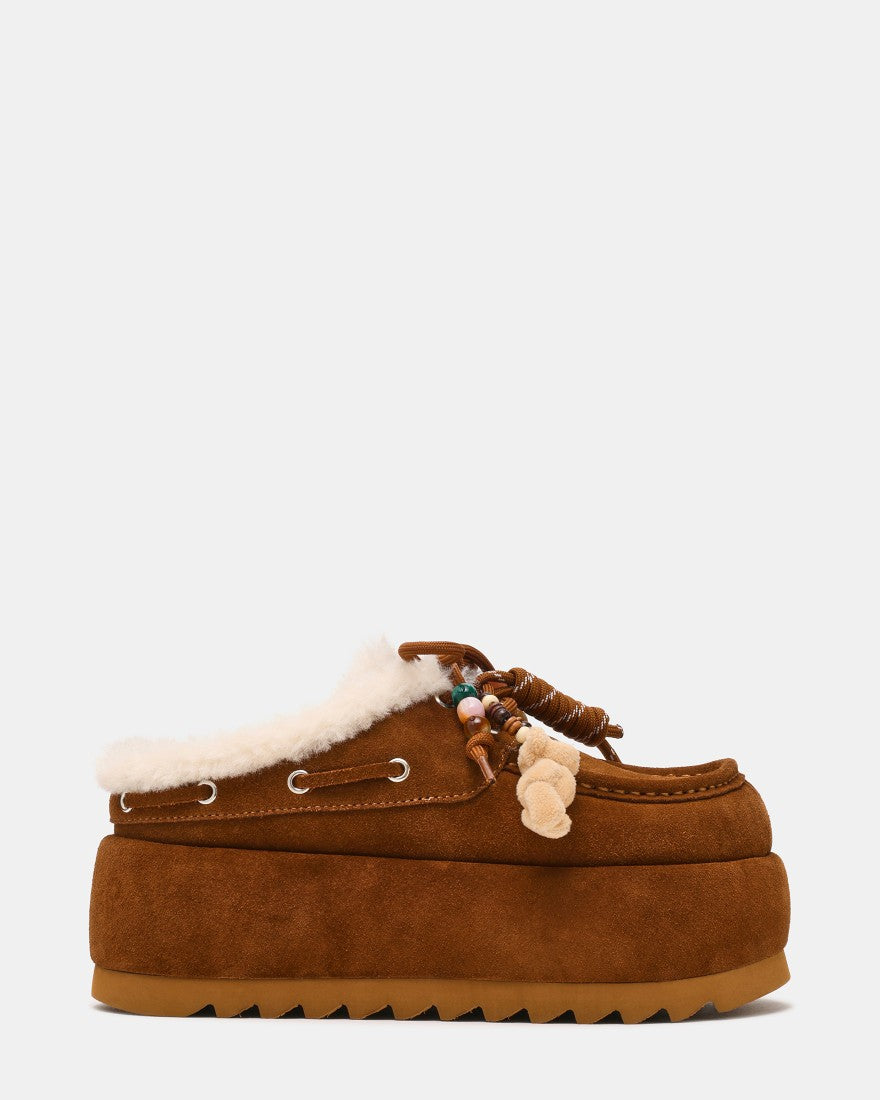 CUDDLY CHESTNUT SUEDE