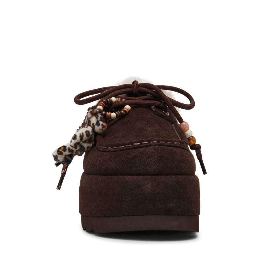 CUDDLY CHOCOLATE BROWN SUEDE - view 3