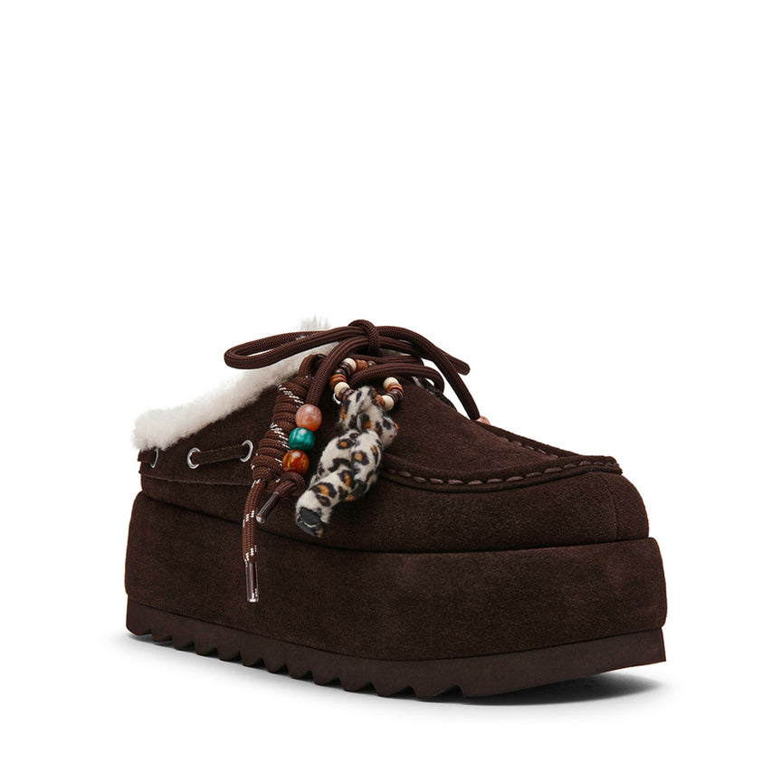CUDDLY CHOCOLATE BROWN SUEDE - view 2