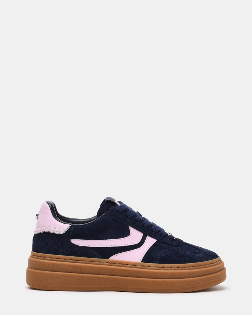 DODGE 2.0 NAVY PINK SUEDE