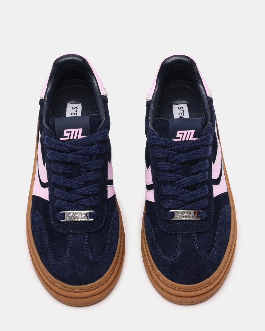 DODGE 2.0 NAVY PINK SUEDE
