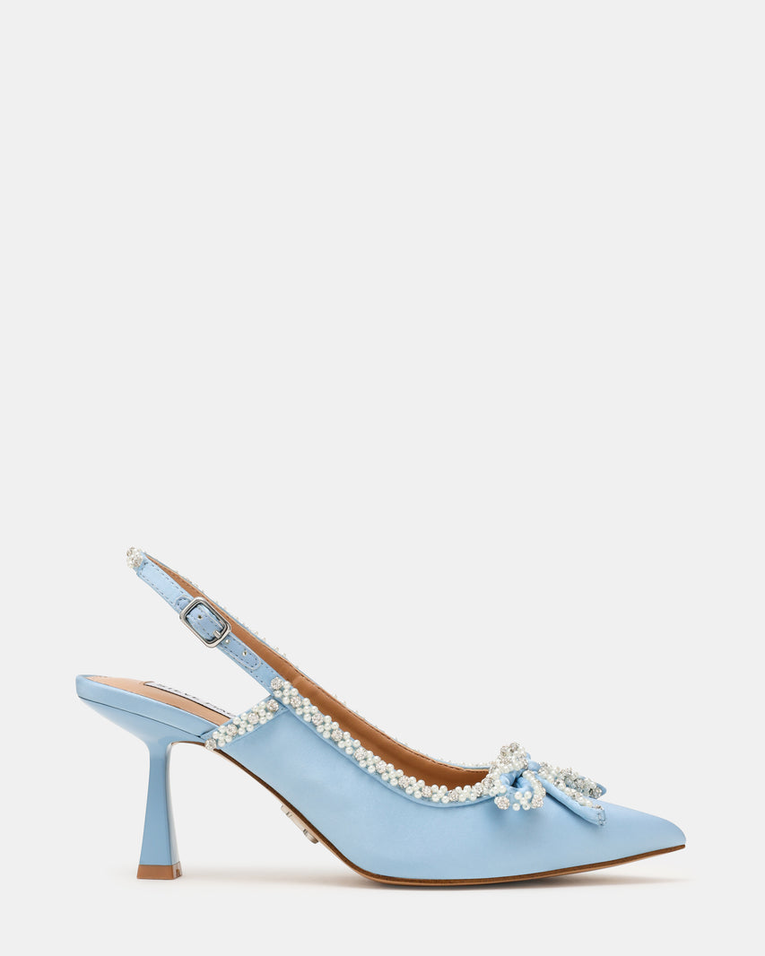 FLORISSA BABY BLUE SATIN