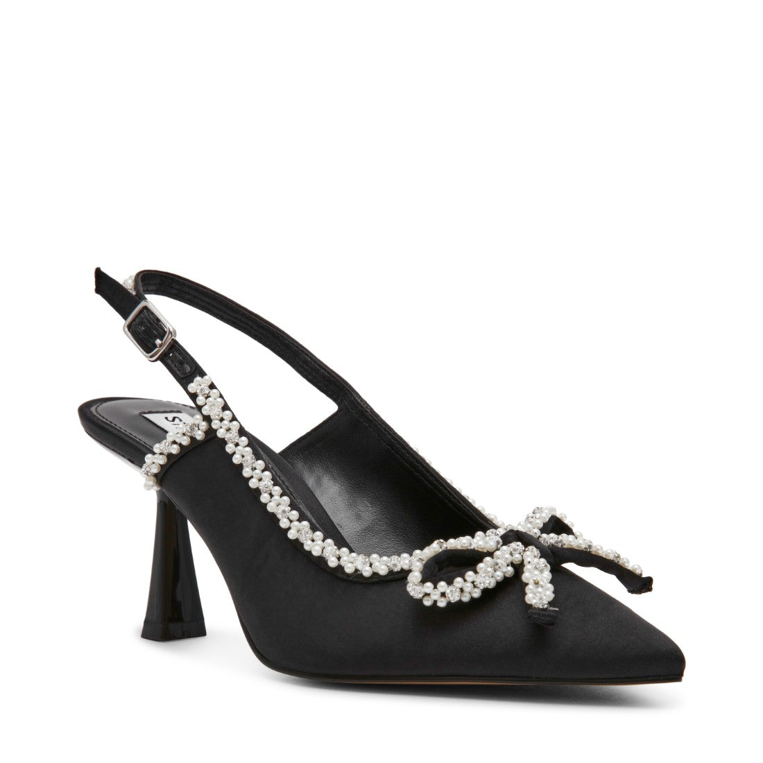 FLORISSA BLACK SATIN
