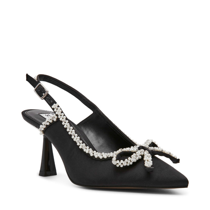 FLORISSA BLACK SATIN