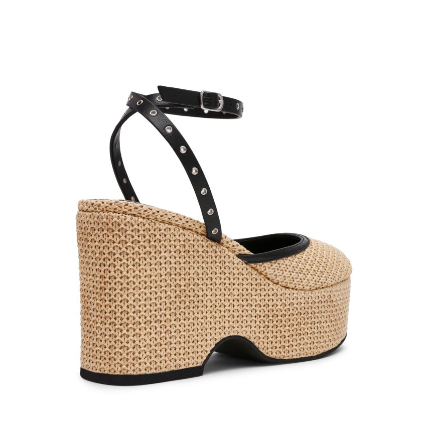 KOSMIC NATURAL BLACK RAFFIA - view 5