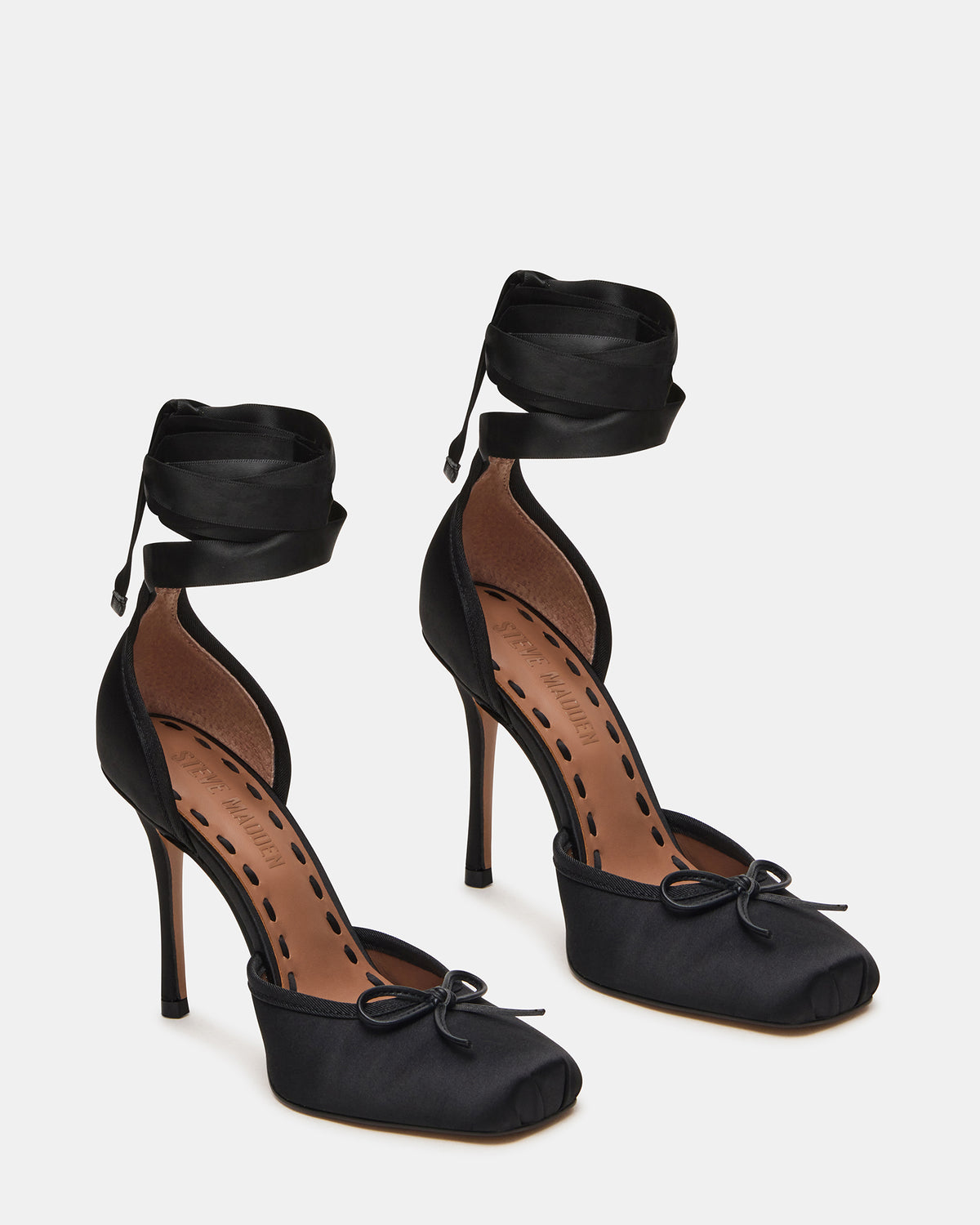 LARINA BLACK SATIN - view 2