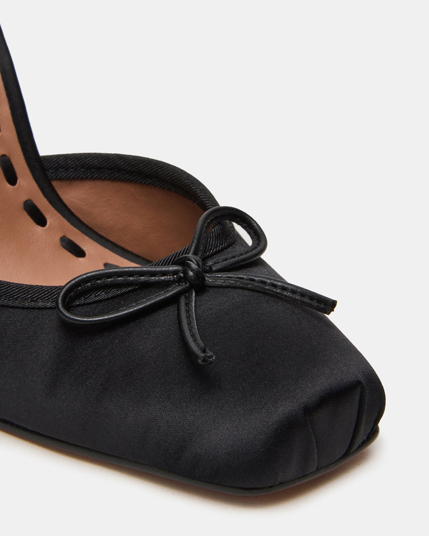 LARINA BLACK SATIN - view 4