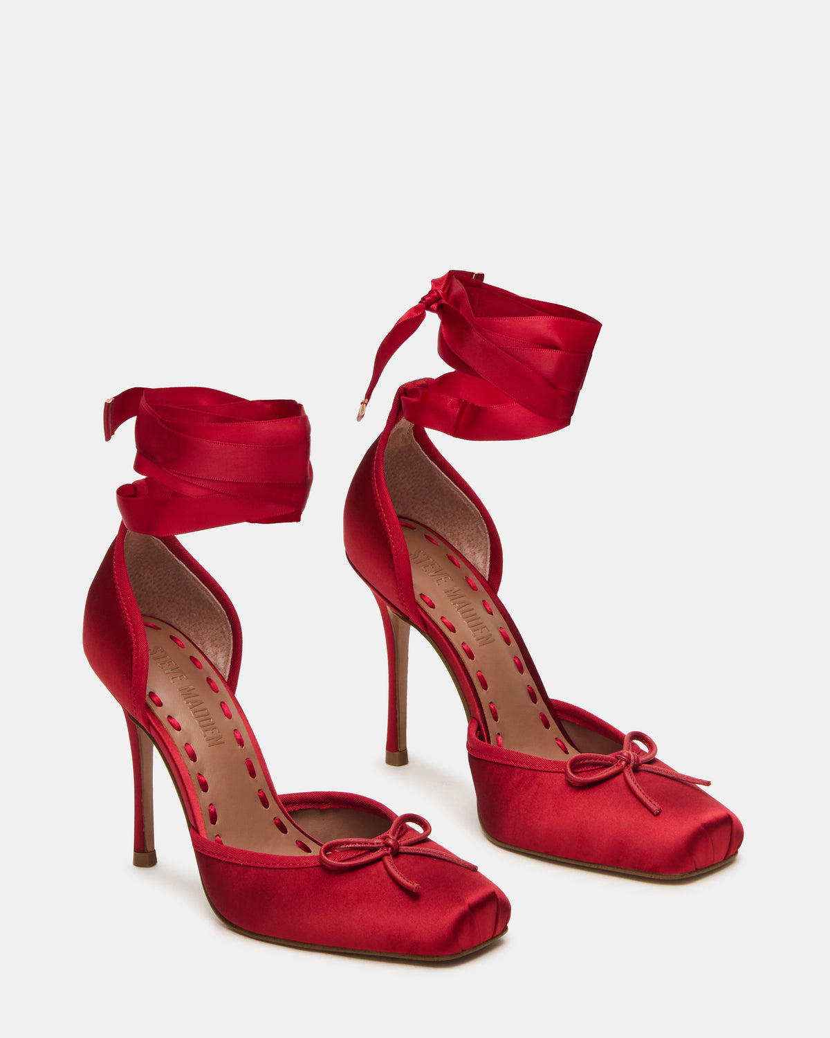 LARINA RED SATIN - view 2
