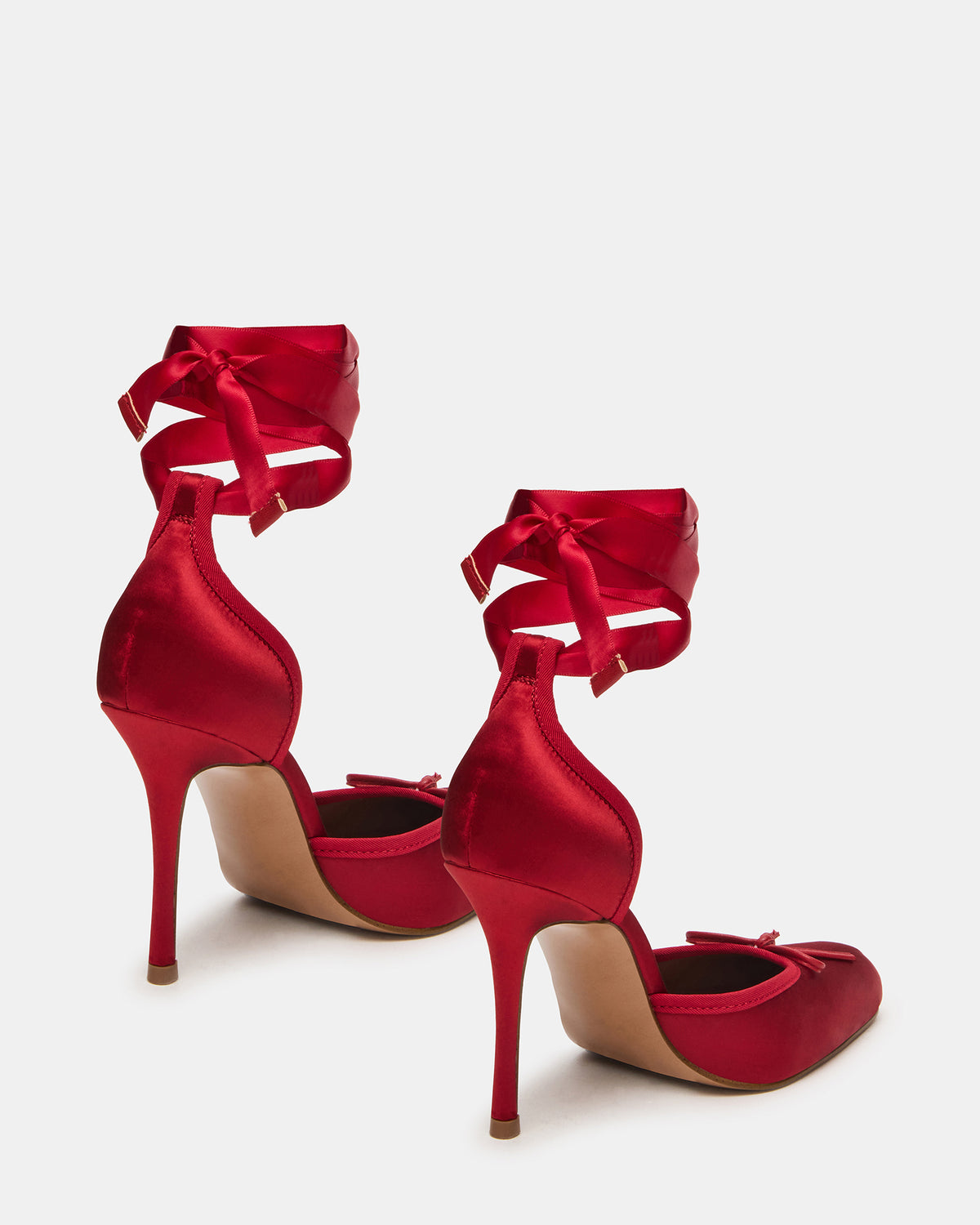 LARINA RED SATIN - view 3