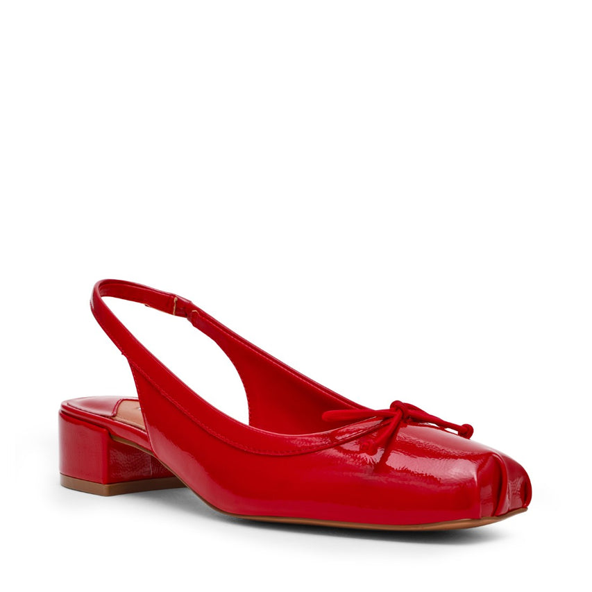 LOVED RED CRINKLE PATENT - view 2