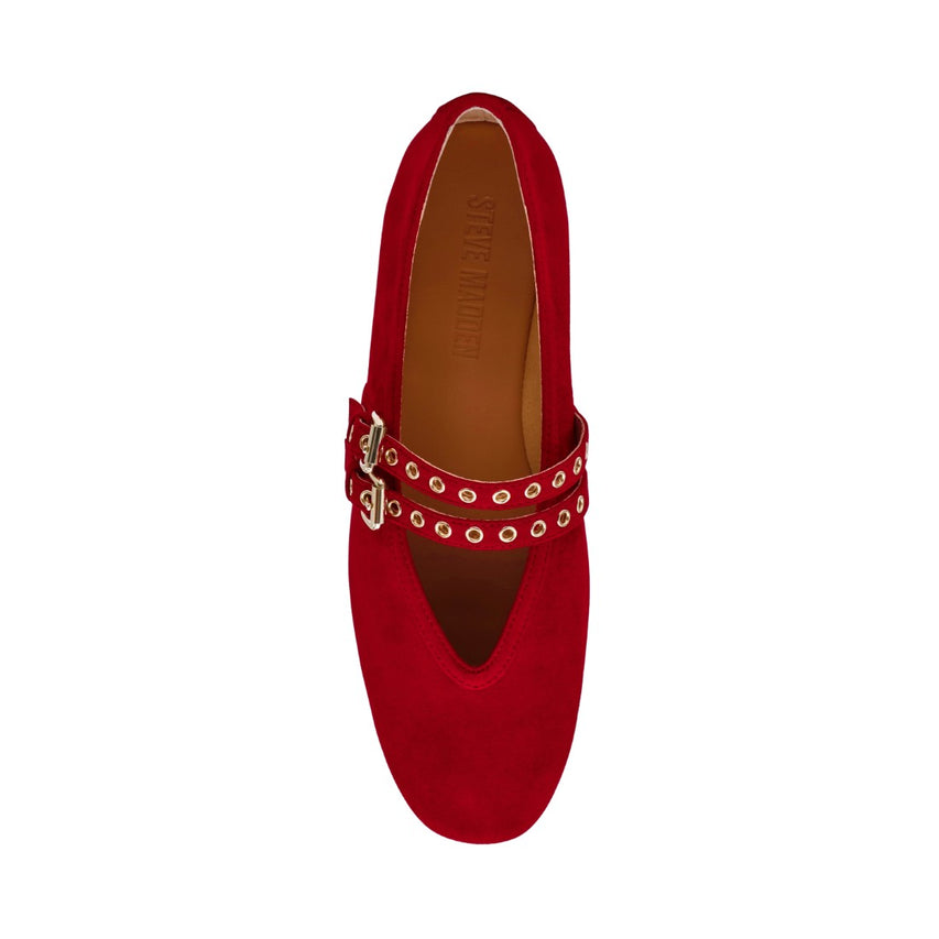 LYDIA RED SUEDE - view 4