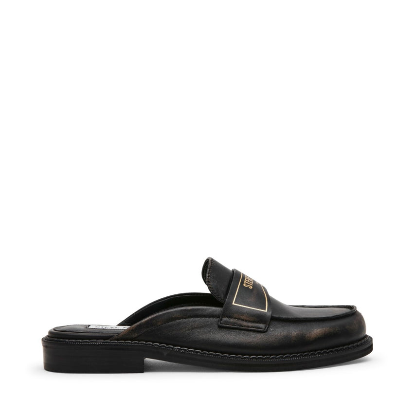 MOXXIE BLACK LEATHER