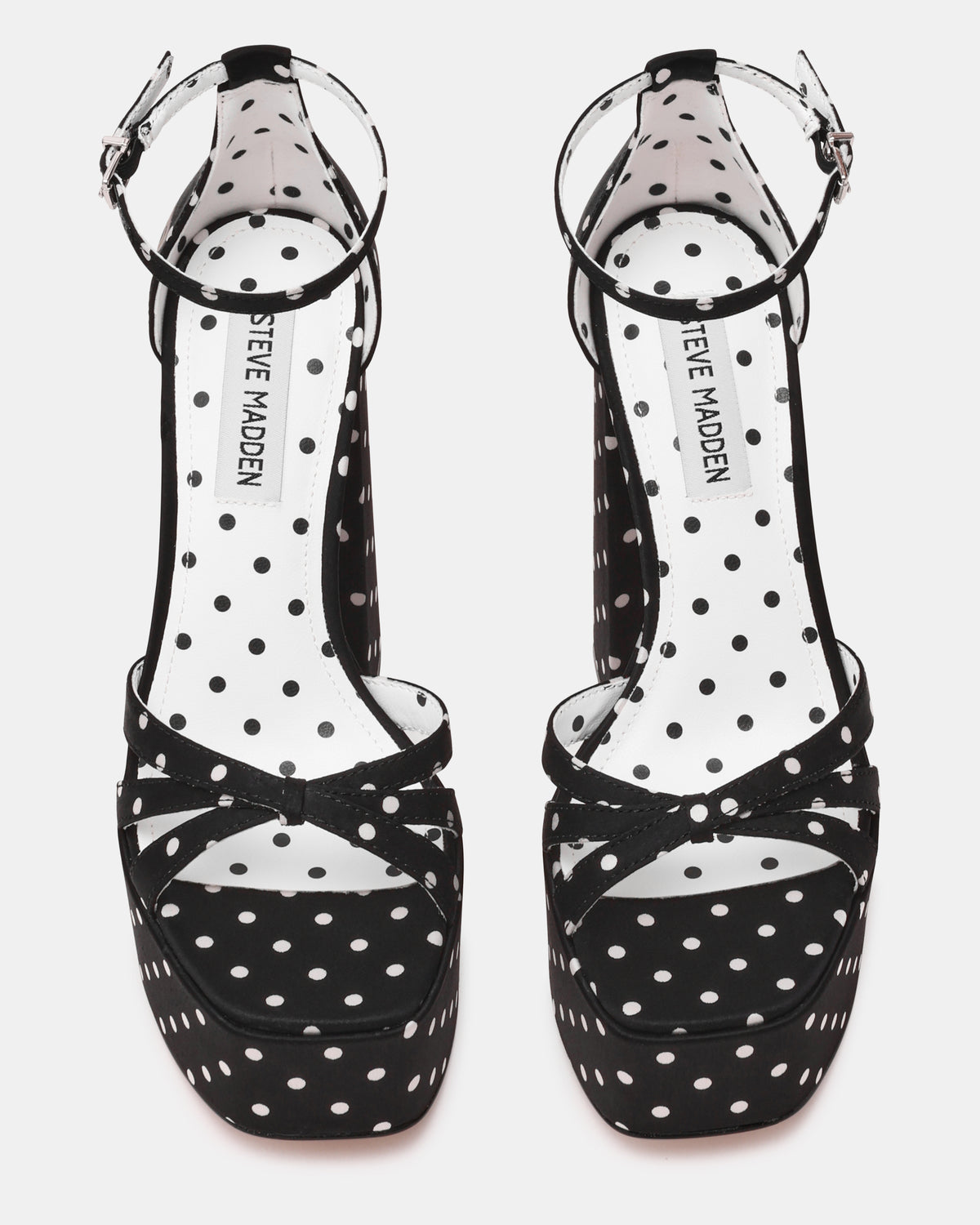 RETRO WHITE BLACK POLKA DOT - view 4