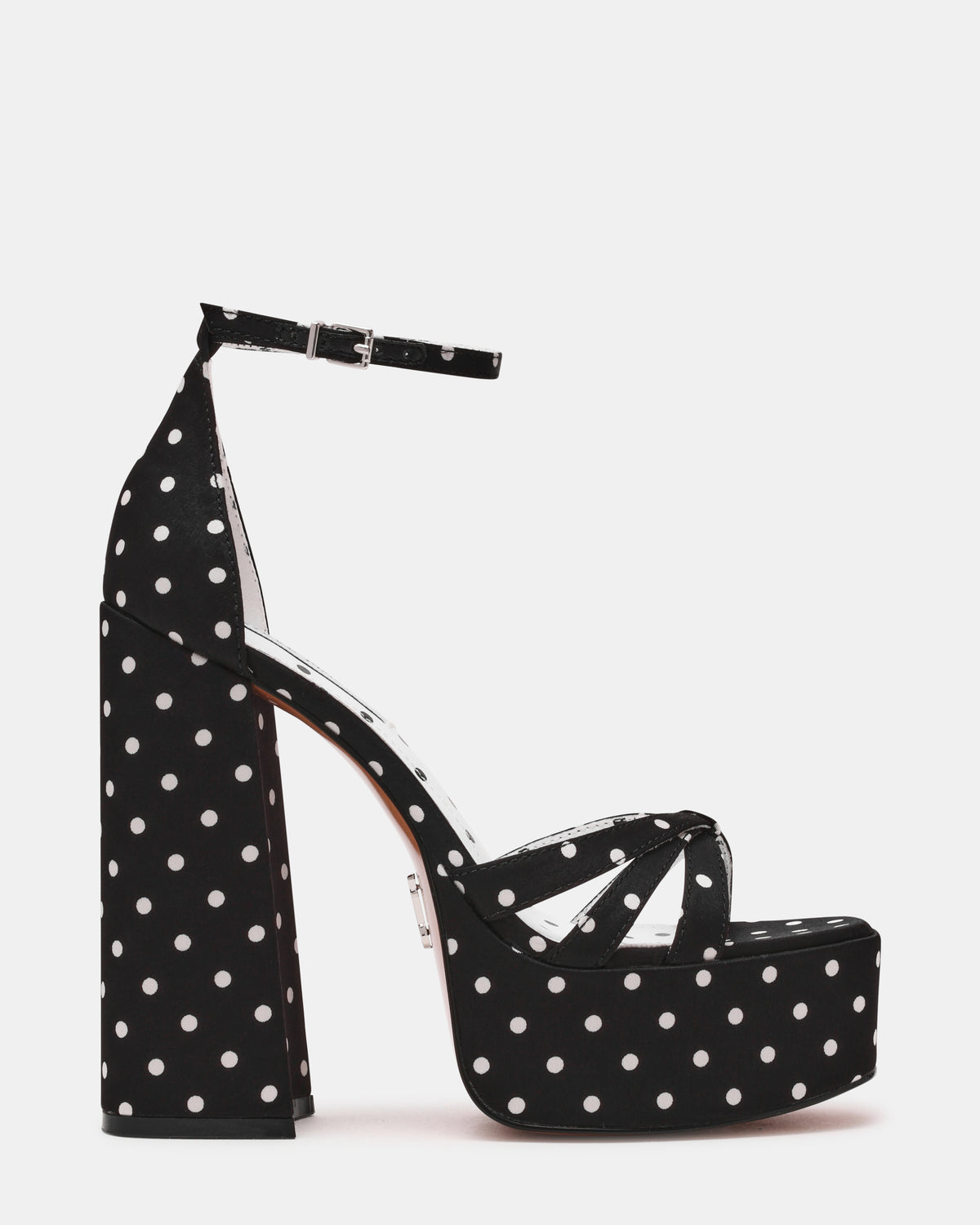 RETRO WHITE BLACK POLKA DOT