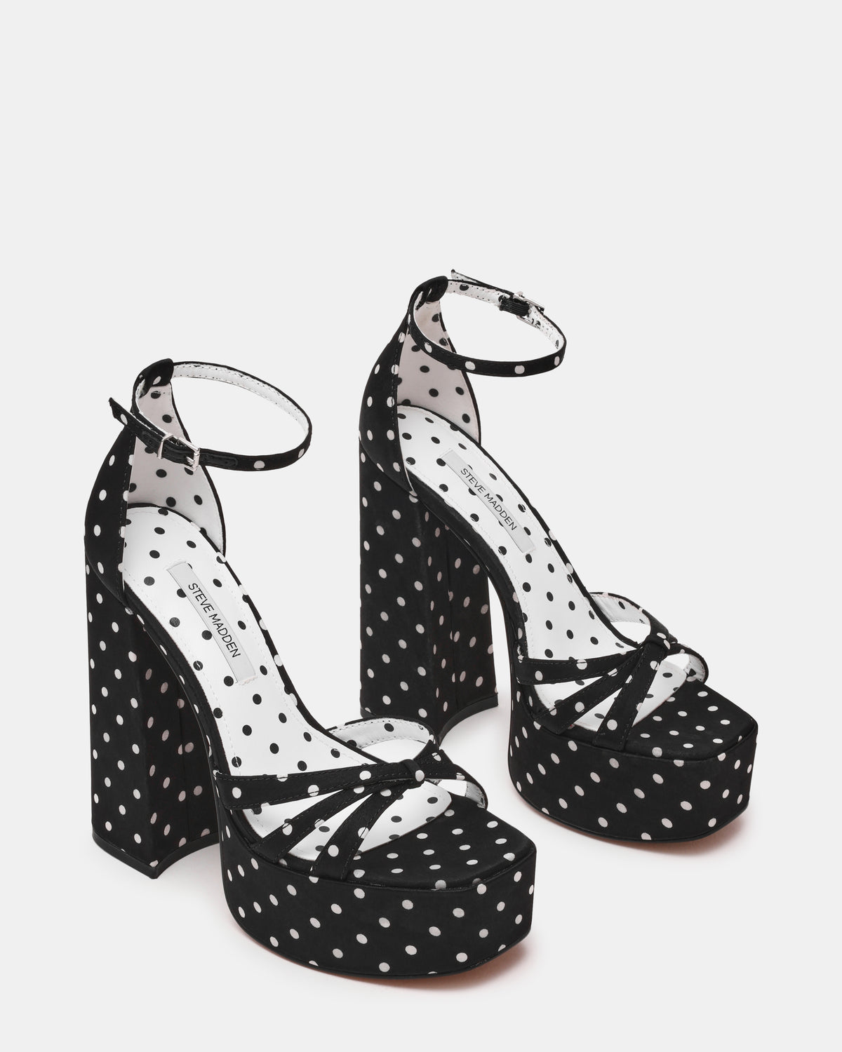 RETRO WHITE BLACK POLKA DOT - view 3