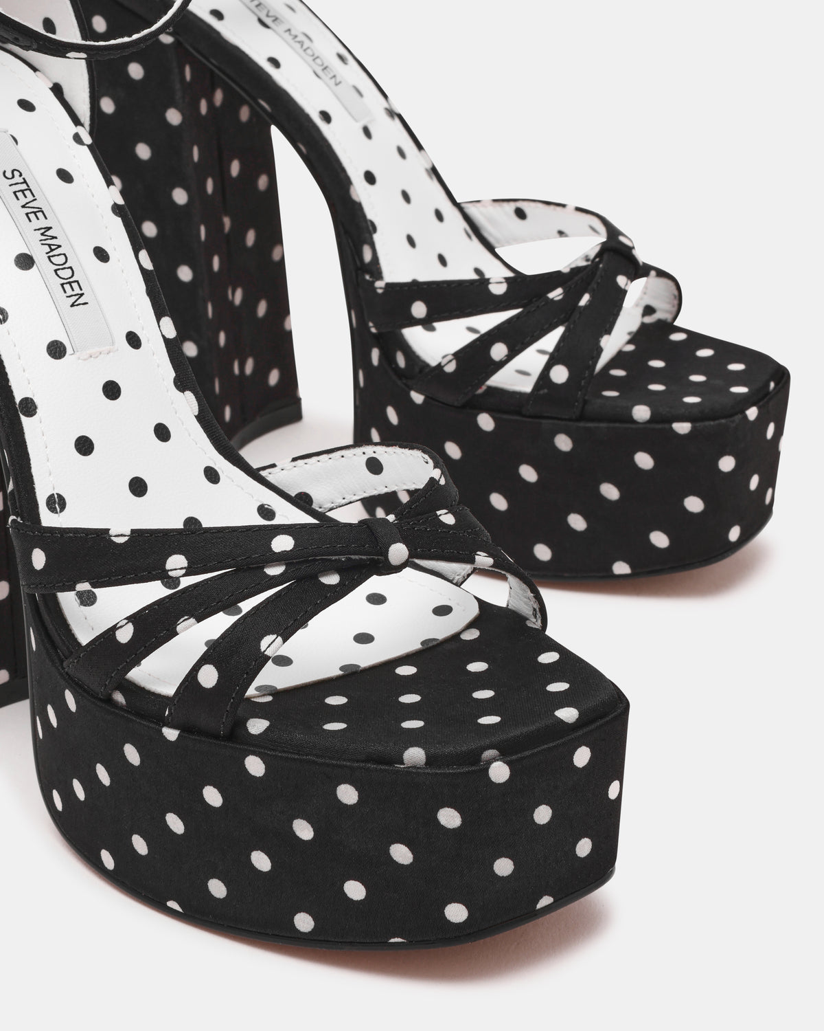 RETRO WHITE BLACK POLKA DOT - view 2
