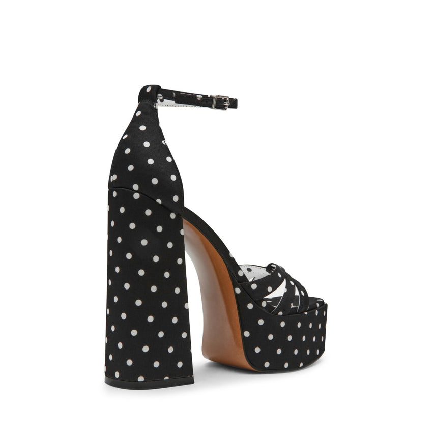 RETRO WHITE BLACK POLKA DOT - view 5