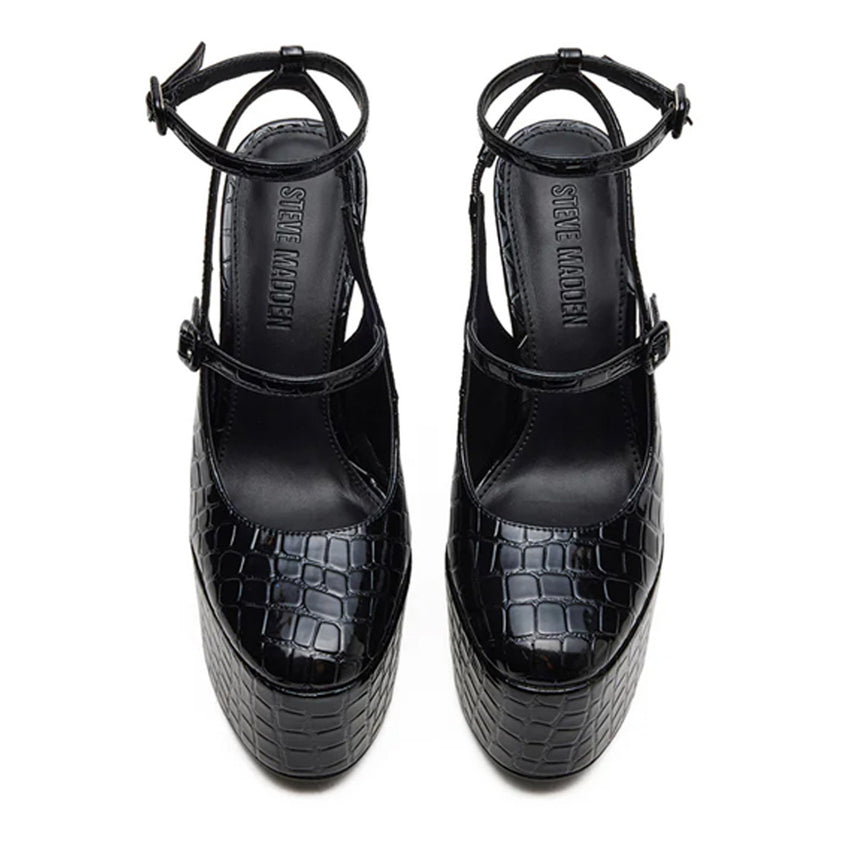 SCOTLYN BLACK CROCODILE - view 4