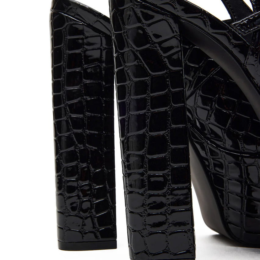 SCOTLYN BLACK CROCODILE - view 5