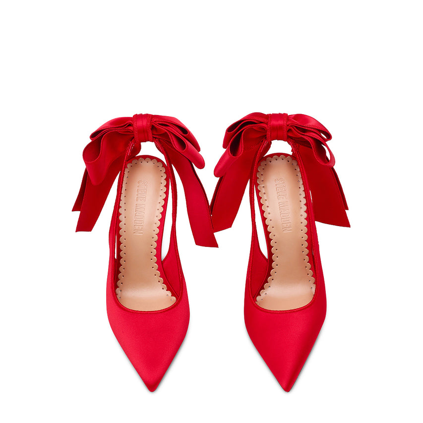 TEACUP RED SATIN