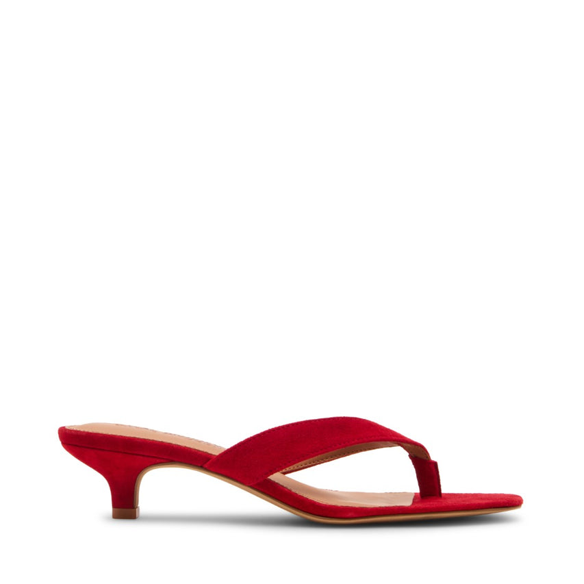 TRACIE RED SUEDE
