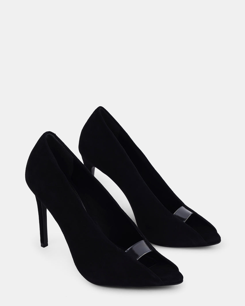 SANTINO BLACK SUEDE