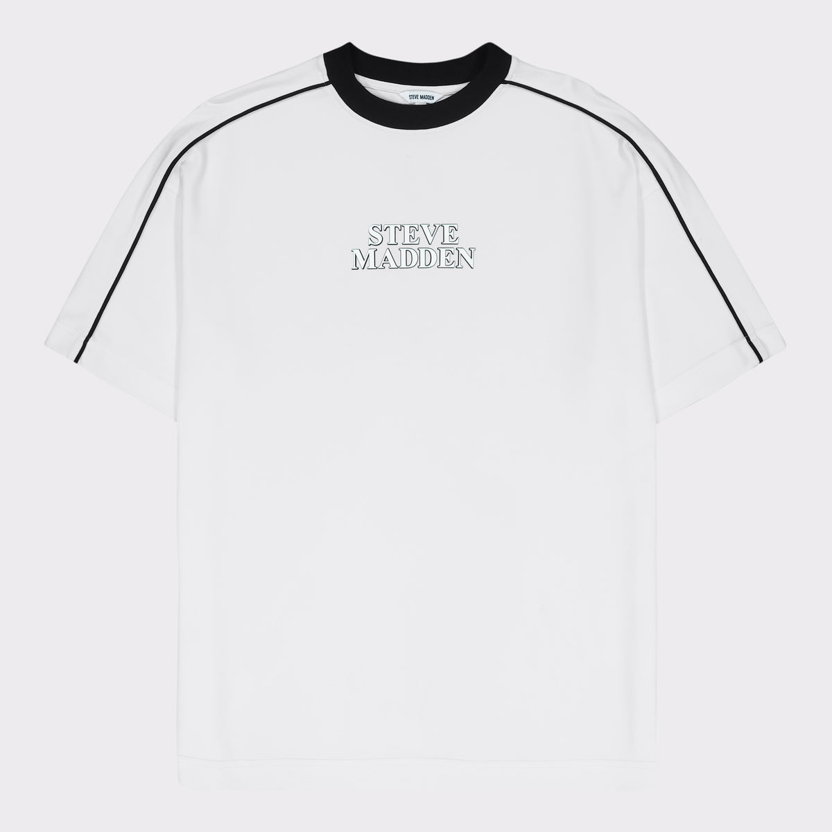CASPER WHITE CREW NECK T-SHIRT - view 6