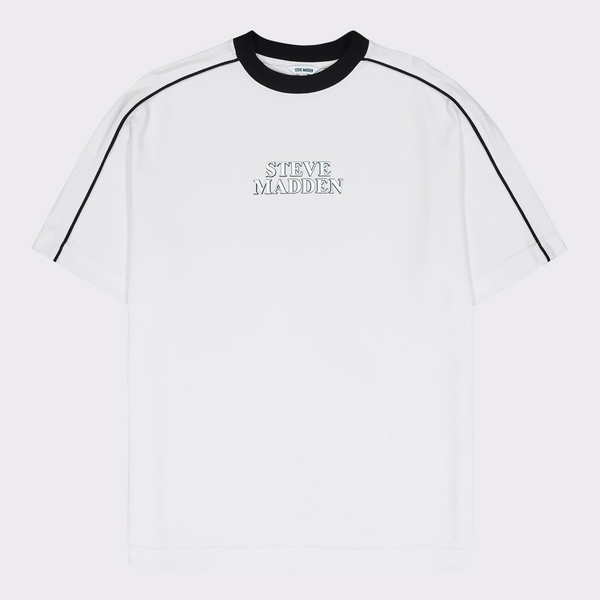 CASPER WHITE CREW NECK T-SHIRT - view 6