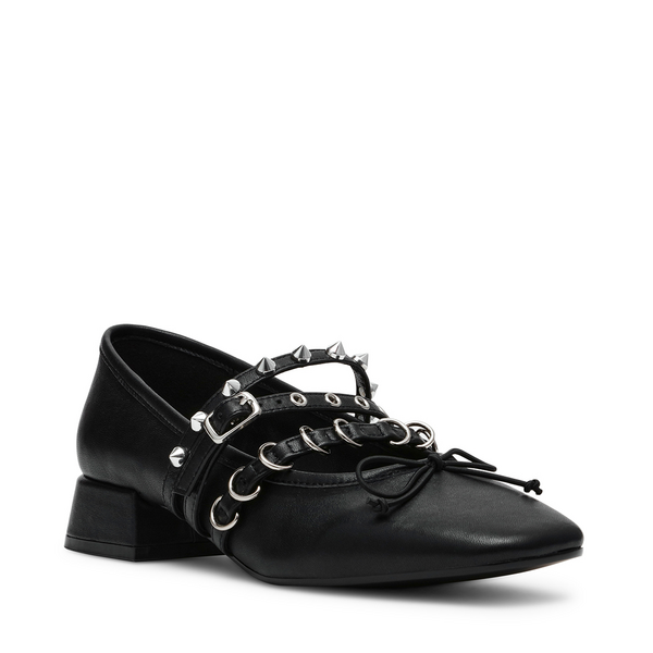 PREPPY BLACK LEATHER
