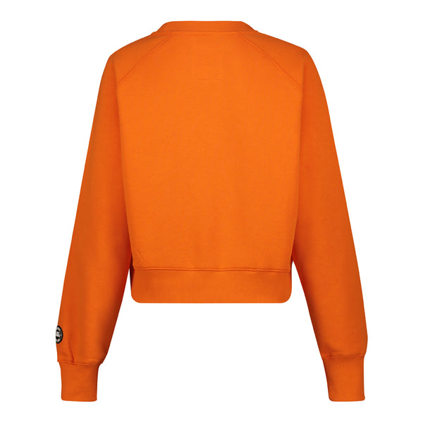 ROSIE ORANGE OVERSIZED CREW WITH RAGLAN